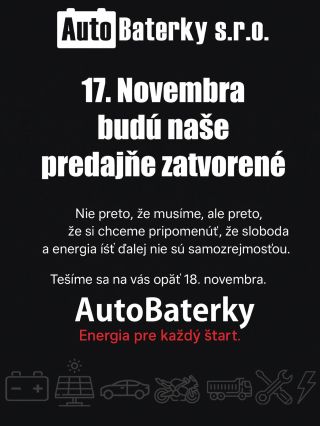 🇸🇰 17. november – Deň boja za slobodu a demokraciu Dnes si pripomíname, že sloboda a energia ísť ďalej nie sú...